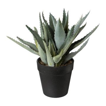 Artificial succulent Aloe Vera BLORN in decorative pot, green, 9"/23cm