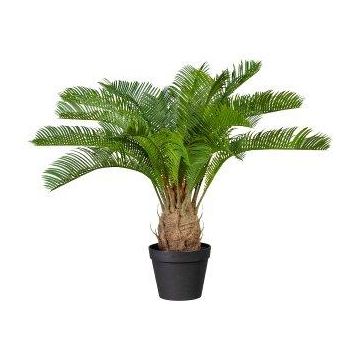 Artificial palm Cycas ZULEY in decorative pot, 24"/60cm