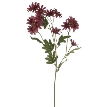 Artificial marguerite FENAS, dark red, 26"/65cm