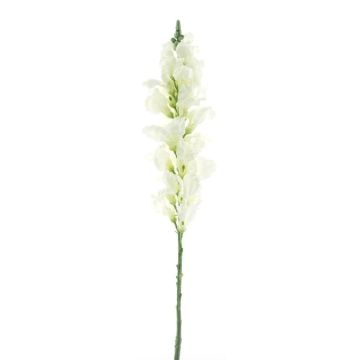 Artificial flower Snapdragon FOLET, white, 3ft/100cm