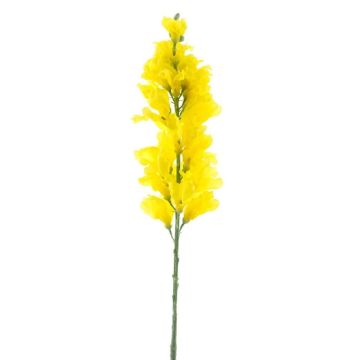 Artificial flower Snapdragon FOLET, yellow, 3ft/100cm