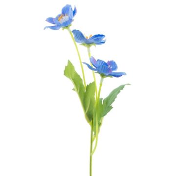 False flower Bellis MORKI, blue, 10"/25cm