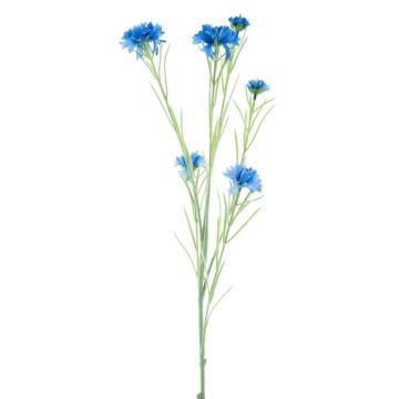 Decorative cornflower branch OHNDI, blue, 3ft/95cm