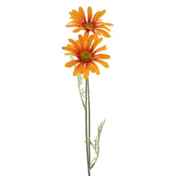 Decorative marguerite SOPY, orange, 22"/55cm