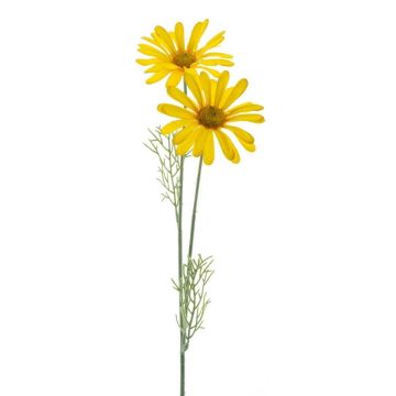 Decorative marguerite SOPY, yellow, 22"/55cm