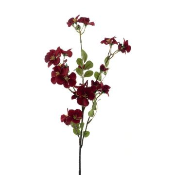 False flower Busy Lizzie WENIA, dark red, 28"/70cm