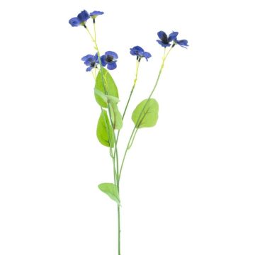 False branch Pansy YENIA, blue, 24"/60cm