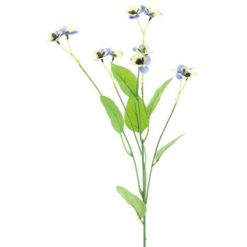 False branch Pansy YENIA, light blue-light green, 24"/60cm