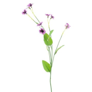 False branch Pansy YENIA, violet, 24"/60cm