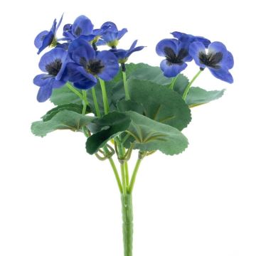 Decorative flower Pansy EROMA, spike, blue-violet, 8"/20cm