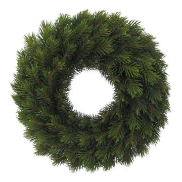 Artificial fir wreath JOTRA, green, Ø16"/40cm