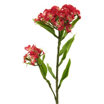 Artificial carnation branch YUFENG, red, 24"/60cm