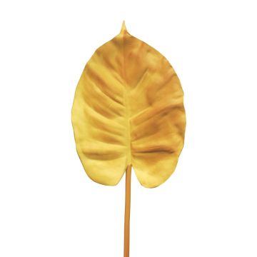 Artificial Philodendron Scandens leaf HUAYUAN, brown, 31"/75cm