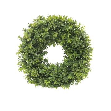 Artificial boxwood wreath TOM, Ø16"/40cm