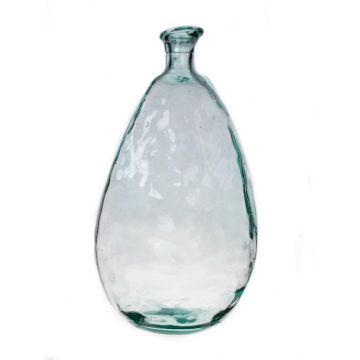 Bottle ASOKINO, glass, recycled, clear, 47cm, Ø27cm