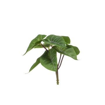 Artificial plant Anthurium ZADE on spike, green-grey, 5.1"/13cm