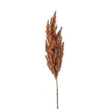 Artificial sorghum branch VANCE with ears, light brown, 31"/80cm