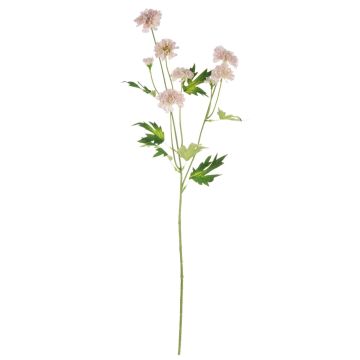 Artificial chrysanthemum branch REINHARDA, pink-white, 26"/65cm