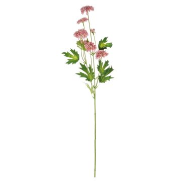 Artificial chrysanthemum branch REINHARDA, dusky pink, 26"/65cm