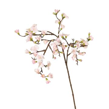 Artificial apple blossom branch SADAKA with blossoms, light pink, 3ft/100cm