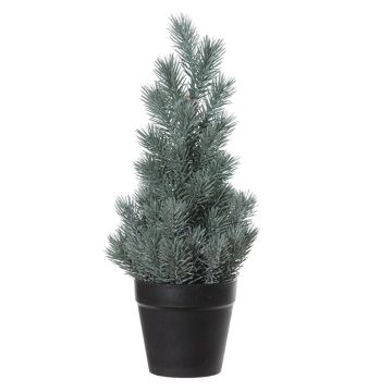 Decorative tree Blue spruce ALESJA in decorative pot, blue, 12"/30cm