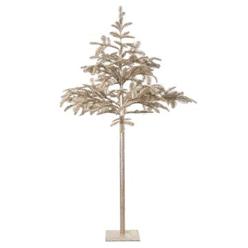 Artificial tree High-stem Nordmann fir ARNAUD, gold, 8ft/250cm