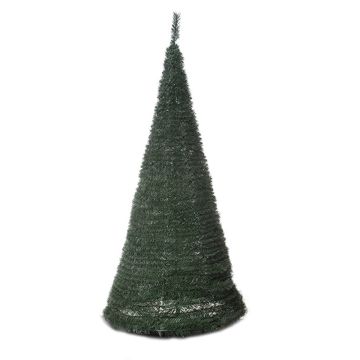 Artificial Christmas pyramid tree EKEKA, 6ft/180cm