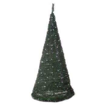 Artificial Christmas pyramid tree EKEKA, LEDs, 6ft/180cm