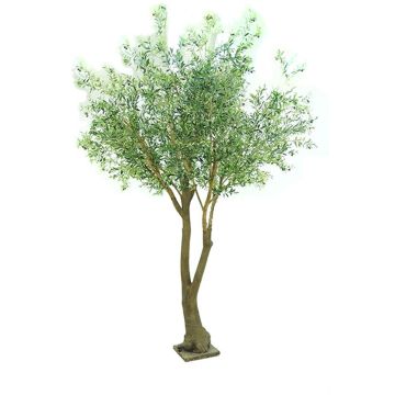 Artificial olive tree ASMIR with fruits, artificial trunk, 10ft/300cm