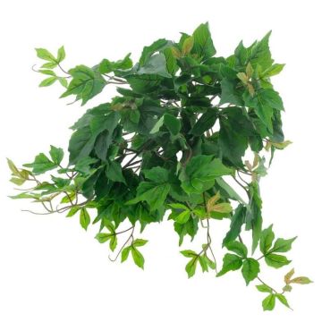 Artificial Boston ivy hanging plant LEDURANA, Eco Collection, green-orange, 20"/50cm