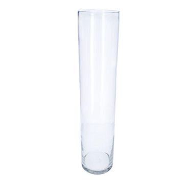 Cylinder glass vase SANYA AIR, clear, 70cm, Ø15cm