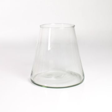 Candle jar cone shape MAX, clear, 6.3"/16cm, Ø4"/10cm