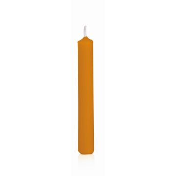 Dinner candles MEDIALA, 20 pcs, natural-yellow, 3.8"/9,6cm, Ø0.5/1,3cm, 1,5h