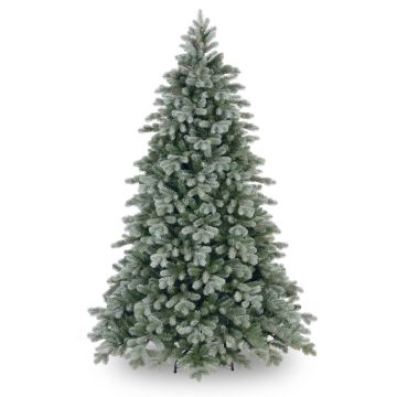 Fake Christmas tree PARIS SPEED, frosted, blue, 7ft/215cm, Ø5ft/155cm