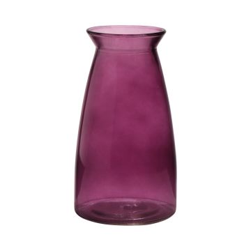 Table vase TIBBY made of glass, berry-clear, 23,5cm, Ø12,5cm