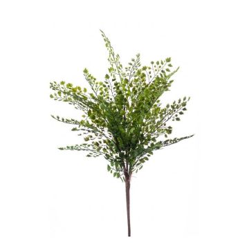 Artificial maidenhair fern DEMAS on spike, green, 16"/40cm