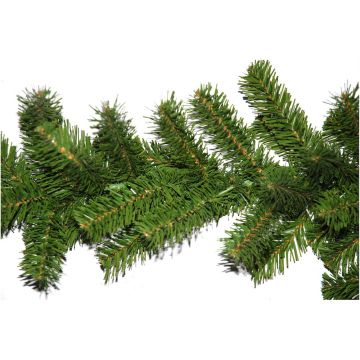 Artificial fir garland MARLOW, green, 9ft/270cm, Ø10"/25cm