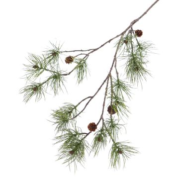 Artificial pine branch PIXY with cones, 4ft/110cm