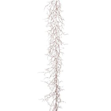 Artificial garland Coral UBARAN, pink, 6ft/185cm