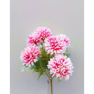 Decorative dahlia SALAMITUS on spike, pink-fuchsia, 12"/30cm