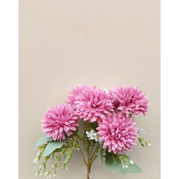 Decorative dahlia SALAMITUS on spike, dark pink, 12"/30cm