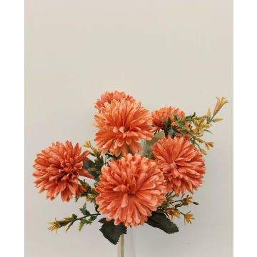 Decorative dahlia SALAMITUS on spike, orange, 12"/30cm