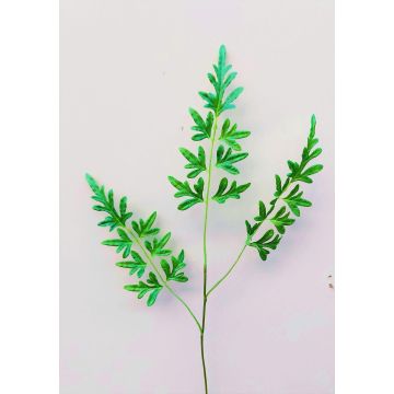 Artificial Boston fern branch CHRISTDORE, green, 28"/70cm