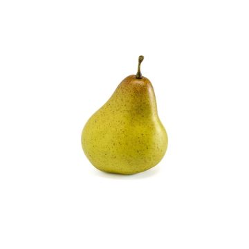 Artificial fruit Pear KAMALA, green-brown, 3.1"/8cm