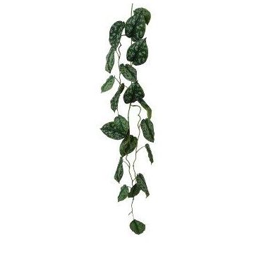 Artificial garland Satin pothos JALPO, green, 4ft/125cm