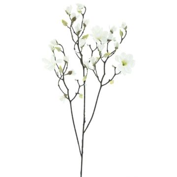 Decorative branch Magnolia NELKA, white, 4ft/125cm