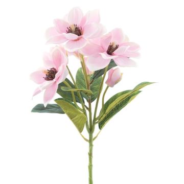 Artificial magnolia branch DANSA, pink, 14"/35cm