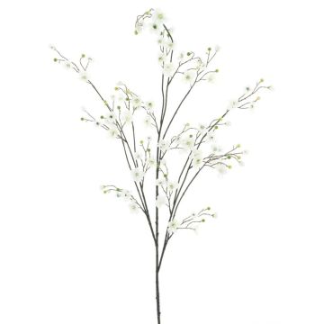 Artificial pear blossom branch FRIMA with blossoms, white, 4ft/135cm