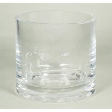 Lantern glass SANSA OCEAN, clear, 4.3"/11cm, Ø4.5"/11,5cm