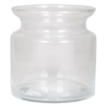 Candle glass HANNA OCEAN, clear, 6"/15cm, Ø6"/15cm